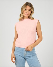 All About Eve - Talullah Knit Vest Rose