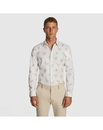 yd. - Cortina Slim Floral Shirt