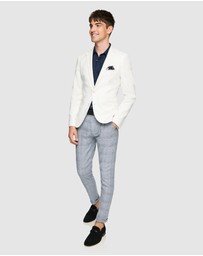 yd. - Jaxson Linen Blend Blazer