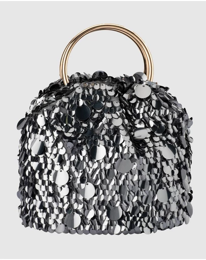 Olga Berg - Vera Sequin Top Handle