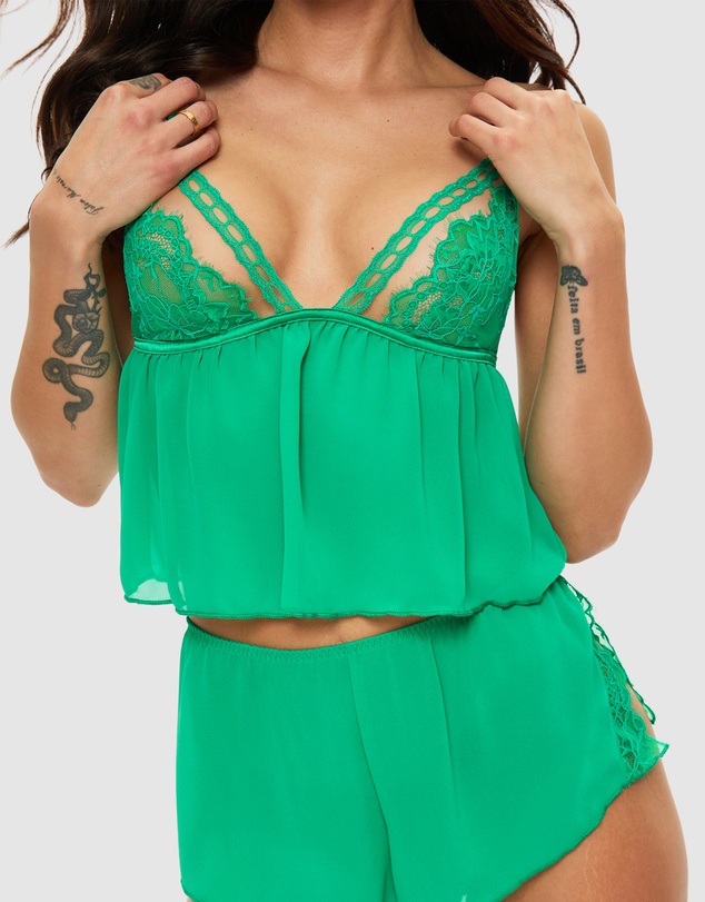 Ann Summers - Caged Lace Cami Set