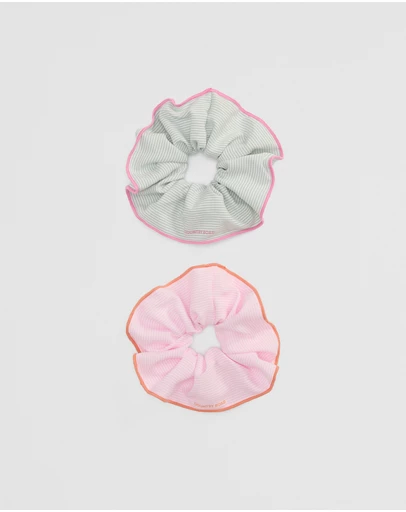 Country Road - Stripe Scrunchie Pack Of 2
