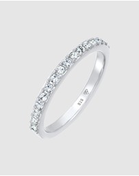 Elli Jewelry - Ring Crystal 925 Sterling Silver