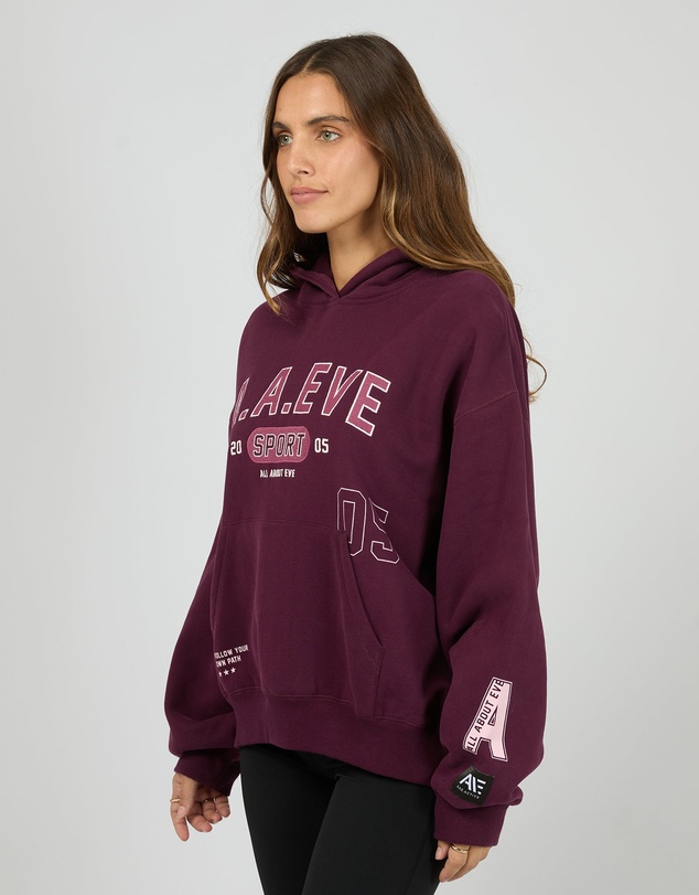 All About Eve - Empower Box Hoodie Wine