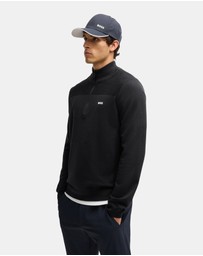 BOSS - Momentum Zip Neck Knitwear