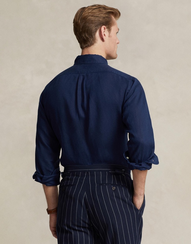Polo Ralph Lauren - Custom Fit Linen Shirt- ICONIC EXCLUSIVE