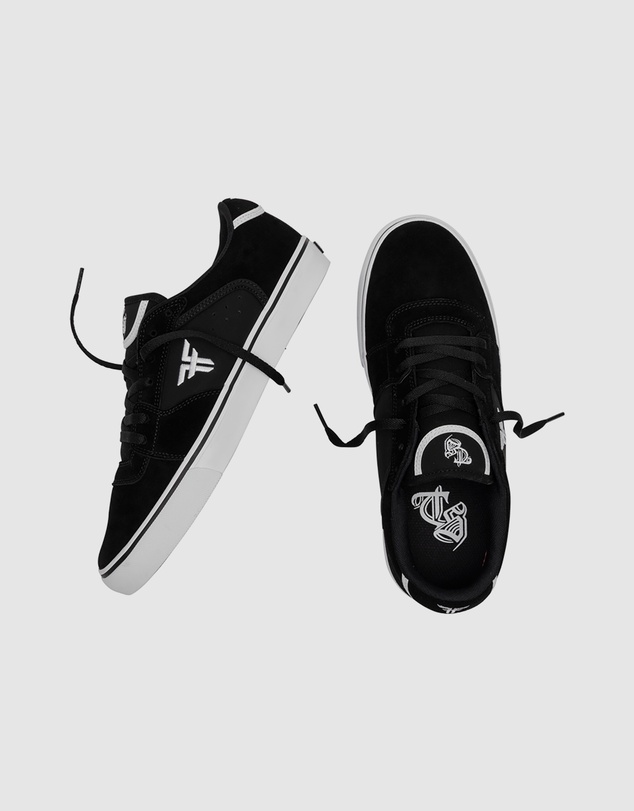 Fallen Footwear - Fallen Footwear Men Regal Tommy Sandoval Vulcanized Shoes Black/White