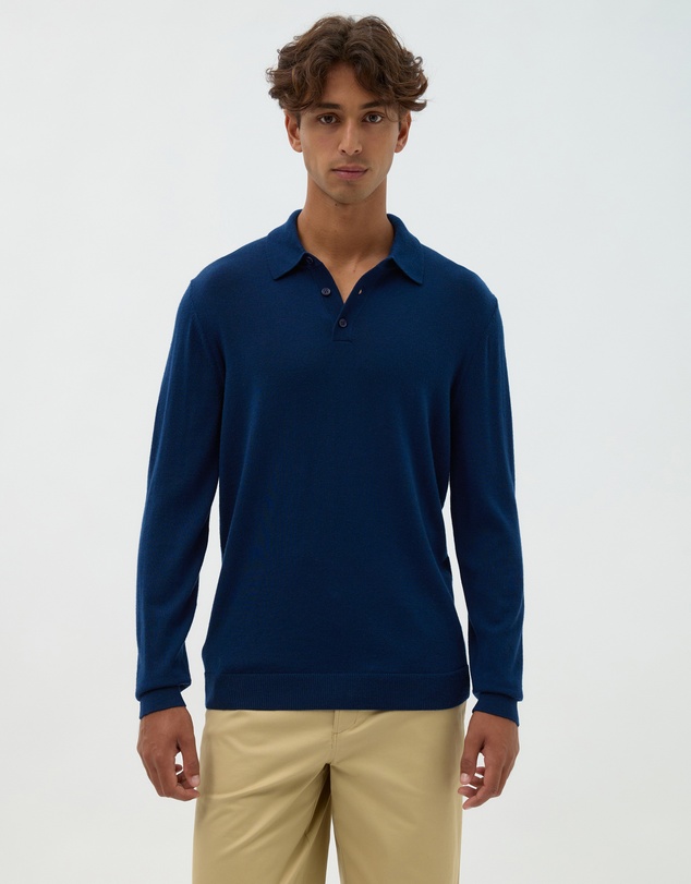 AERE - Merino Wool Knit Polo