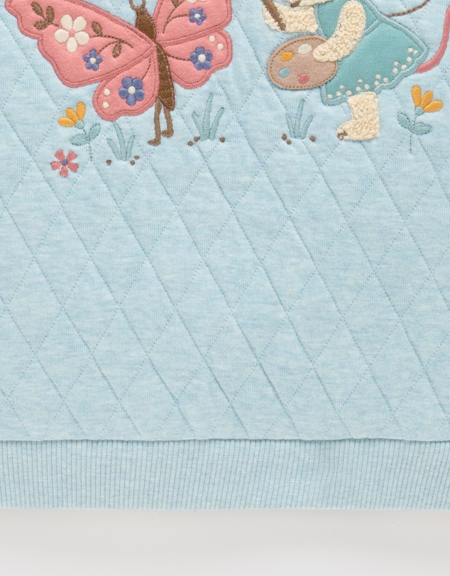 Purebaby - Butterfly Quilted Windcheater -Kids-Babies
