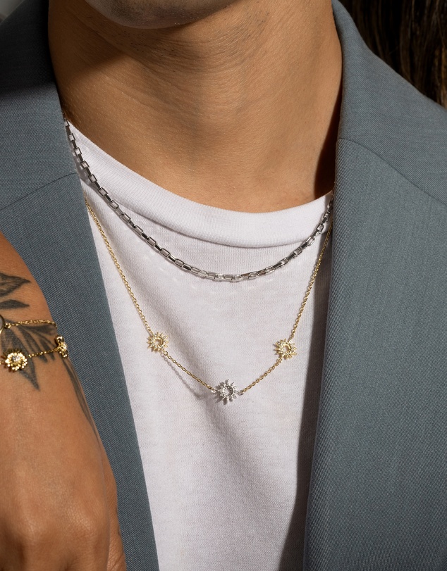 Wanderlust + Co - Sunlit Trio Gold Necklace