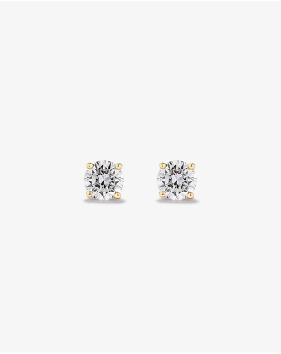 Michael Hill - 1.00TW Lab Diamond Solitaire Stud Earrings in 10kt Gold