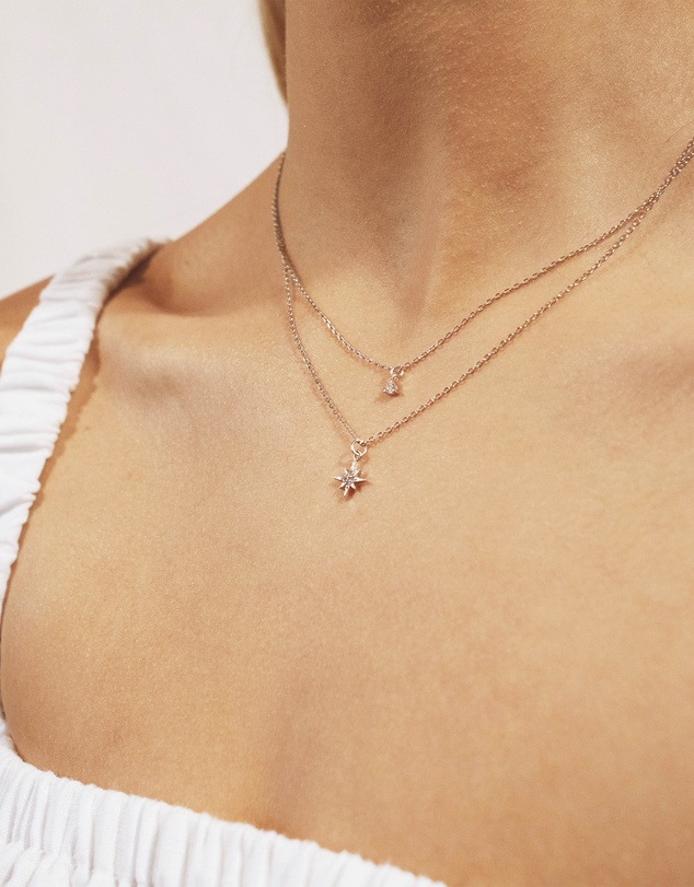 SAINT VALENTINE - North Star Necklace - Silver - ICONIC EXCLUSIVE