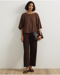 Atmos&Here - Wide Sleeve Boxy T-Shirt