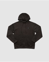 Fallen Footwear - Fallen Footwear Men Grunge Hoodie Relax Jumper Regular Fit Asphalt/Black
