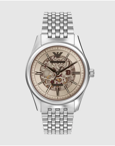 Emporio Armani - Silver Tone Analogue Watch