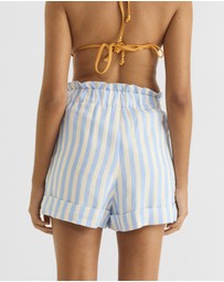 Zerafima - Seascape Linen Short