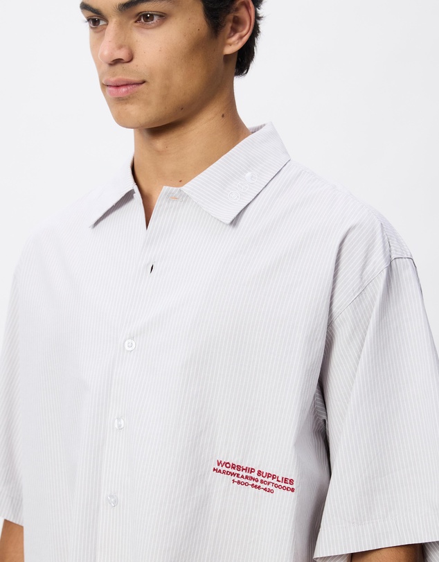 Worship - Data Point Box Crop Short Sleeve Shirt