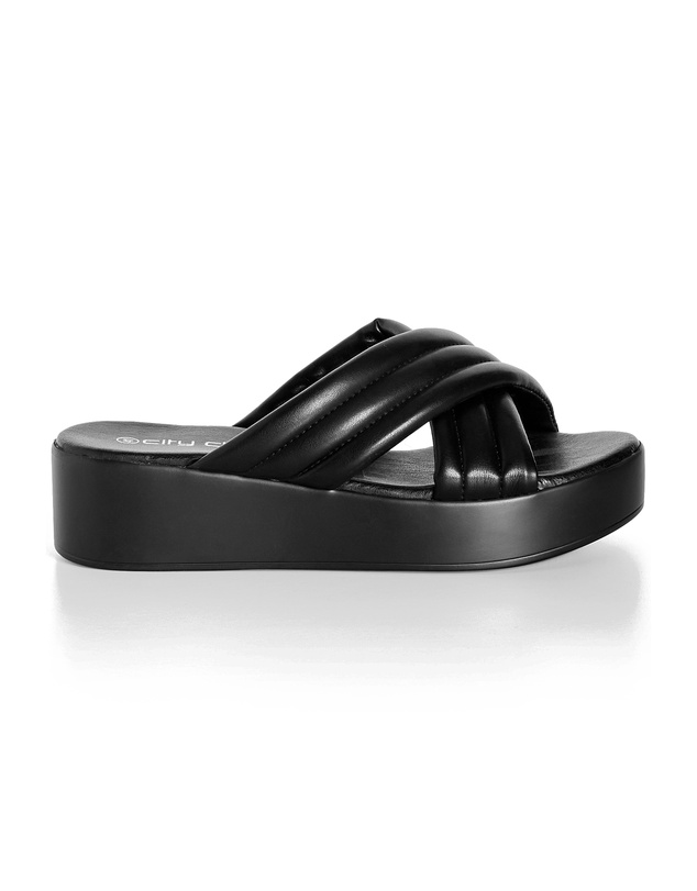 City Chic - WIDE FIT Prairie Flatform