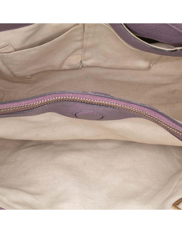 Pre-Loved by Azura Reborn - Pre-Loved Medium Calfskin Bamboo Shopper Satchel
