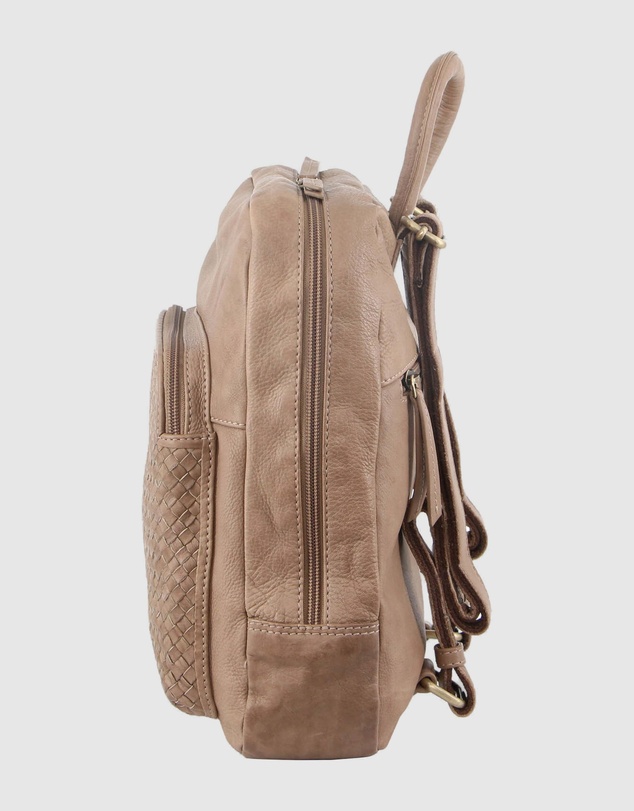 Pierre Cardin - Woven Leather Backpack