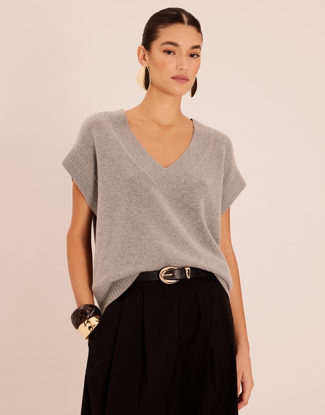 AERE - Aofie Merino Wool Blend Knit Vest