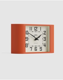 Newgate - Newgate Mini Metro Mantel Clock-Pumpkin Orange