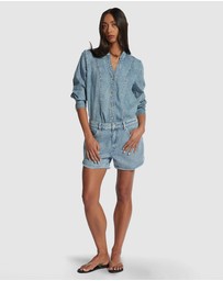 Decjuba - Isabel Rhinestone Denim Shirt
