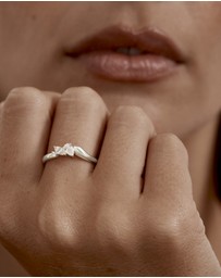 By Charlotte - Crystal Wings Ring