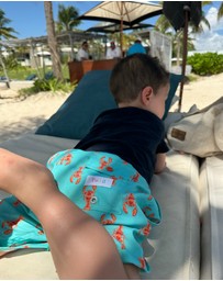 Tolu Australia - Boys Swim Shorts With Fun Lobsters