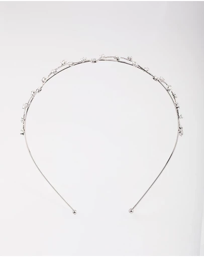 Lovisa - Gold Cubic Zirconia Dainty Vine Headband