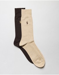 Polo Ralph Lauren - 2-Pack Bundle Classic Crew Socks