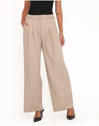 Petal & Pup - Adrian Adjustable Waist Pants - Taupe