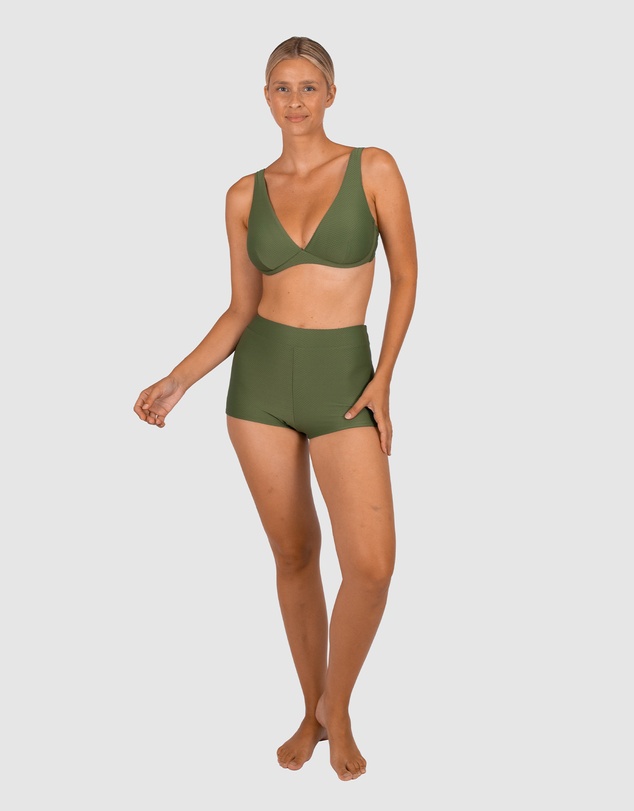 Baku Swimwear - Rococco High Waist Boyleg Bikini Bottom