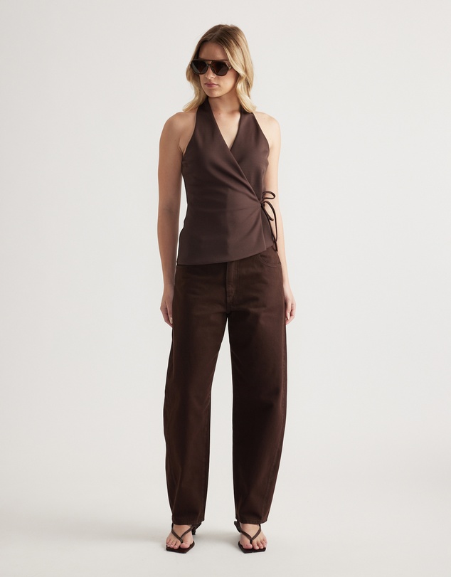 Decjuba - Quinn Wrap Halter Neck Top