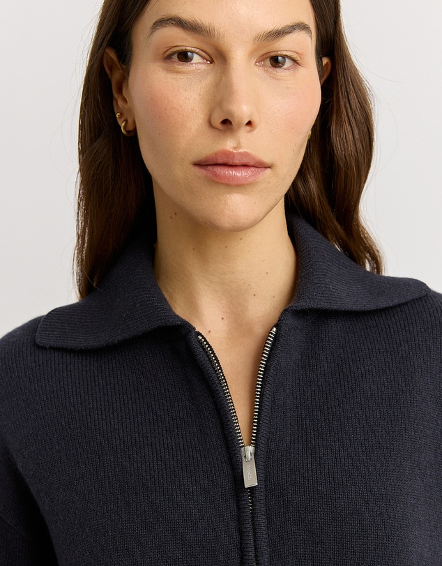Toorallie - Relaxed Longline Zip Polo