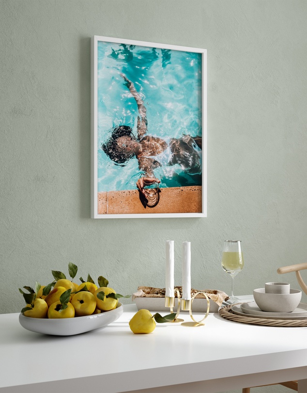 Olive et Oriel - Poolside Bliss Art Print
