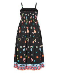 City Chic - Layla La Mont Print Midi Dress