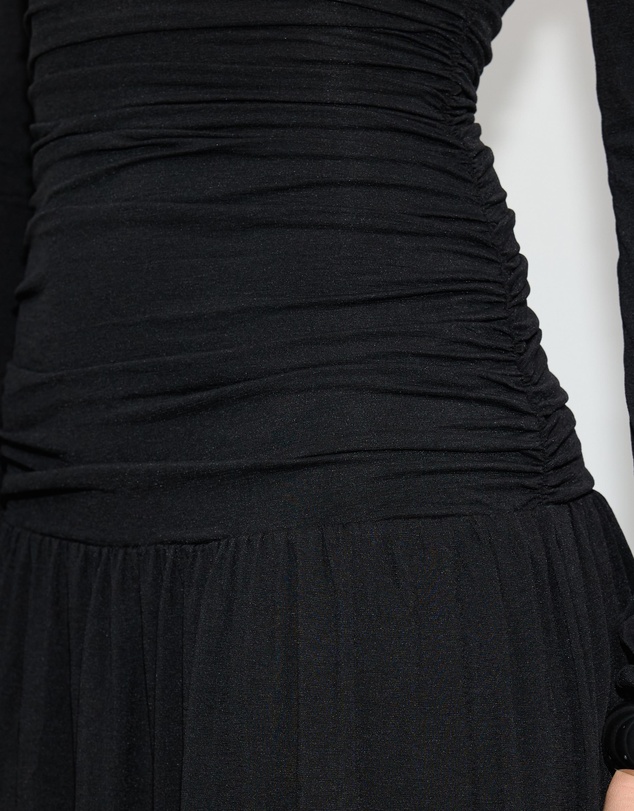 Dazie - She's All That LS Jersey Maxi Dress