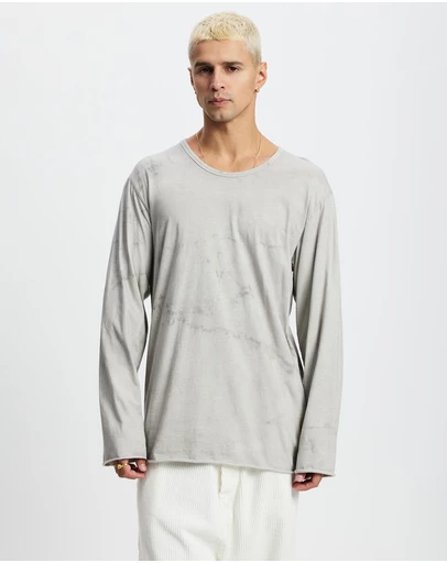 Surrounded By Ghosts - The Sapphirine Cotton Long Sleeve T-Shirt
