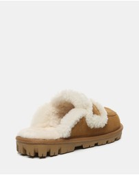 EVERAU - Australian Shepherd Ugg Rilee Cow Suede Upper House Shoes