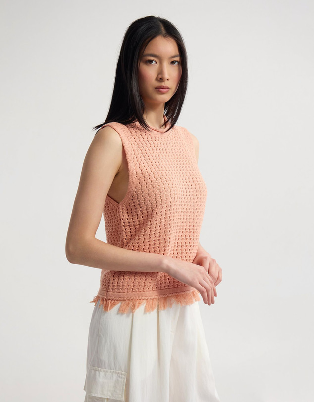 Oxford - Lily Knitted Fringe Tank
