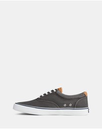 Sperry - Striper II Canvas Medium Black- Men's