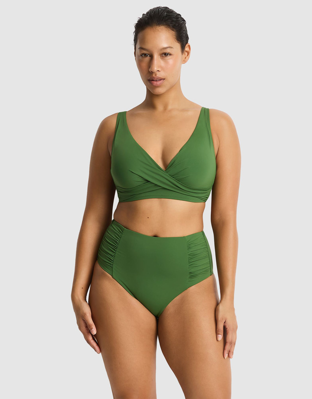 Sea Level Australia - Essentials Edit Cross Front Multifit Bra Top