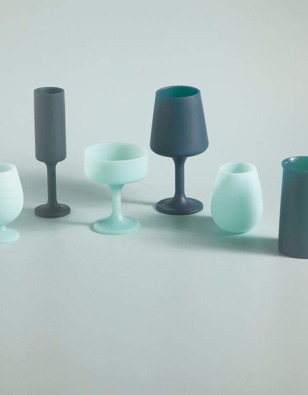 porter green - mecc | silicone unbreakable cocktail glasses