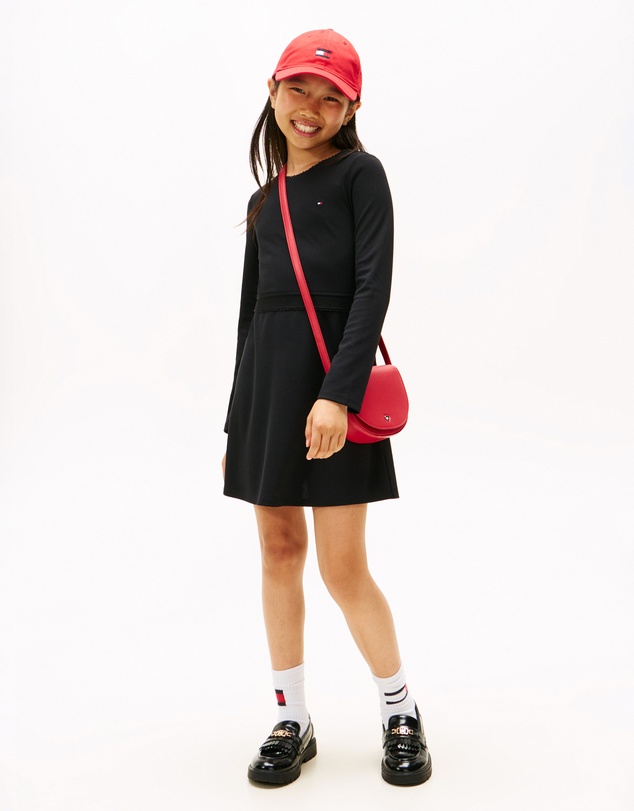 Tommy Hilfiger - Punto Long Sleeve Skater Dress - Teens