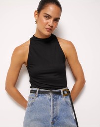 AERE - Tia High Neck Top