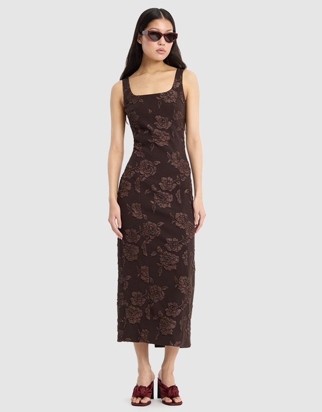 ROTATE - Jacquard Sleeveless Dress