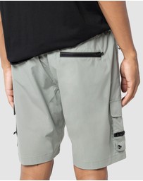 PYRA - Nero Cargo Shorts - Dusty Olive