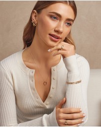 Zoe Olivia - 9K Gold Knotted Link Bracelet