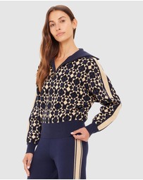 The Upside - Cosmo Kairo Half Zip Knit Jumper
